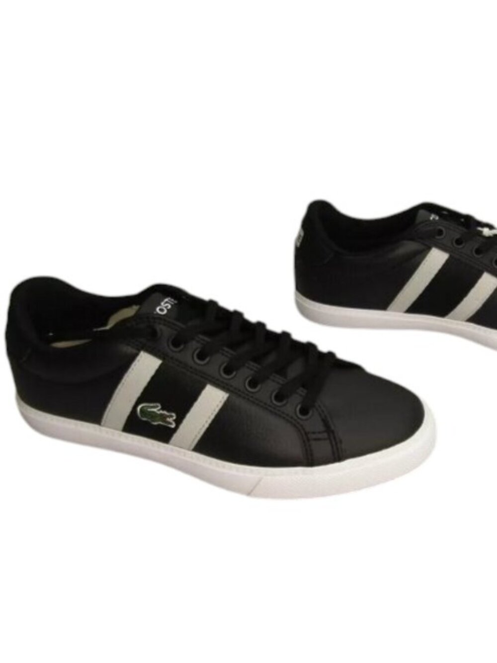 NEW LACOSTE Womens Grad Vulc 120 Sneakers Casual Flat Round Toe Low-Rise Size 6